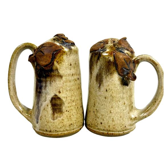 Durango Pottery Donna Rowe Signed Vintage 3D Pottery Salt and Pepper Shaker Set- - Picture 3 of 9